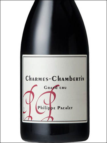 фото Philippe Pacalet Charmes-Chambertin Grand Cru AOC Филипп Пакале Шарм-Шамбертэн Гран Крю Франция вино красное