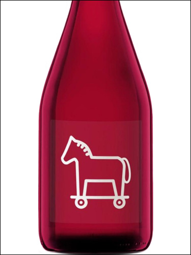 фото Lefkadia Gift Horse Saperavi Brut Rose Лефкадия Дареный Конь Саперави Брют розовое Россия вино розовое