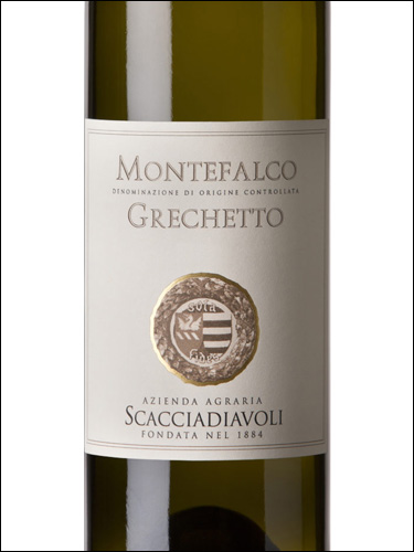 фото Scacciadiavoli Montefalco Grechetto DOC Скаччадьяволи Монтефалько Грекетто Италия вино белое