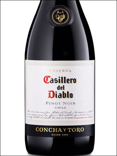 фото Casillero del Diablo Pinot Noir Reserva Казильеро Дель Дьябло Резерва Пино Нуар Чили вино красное