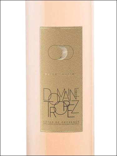 фото Domaine Tropez Cuvee Sublime Rose Cotes de Provence AOP Домен Тропе Кюве Сублим Розе Кот де Прованс Франция вино розовое