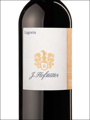 фото J.Hofstatter Lagrein Alto Adige DOC Йозеф Хофштеттер Лагрейн Альто Адидже Италия вино красное