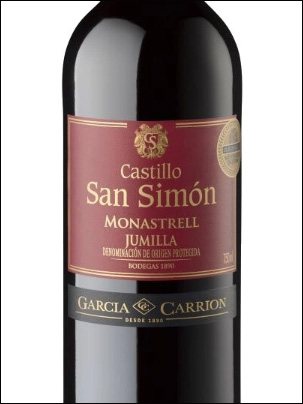 фото вино Castillo San Simon Monastrell Jumilla DO 
