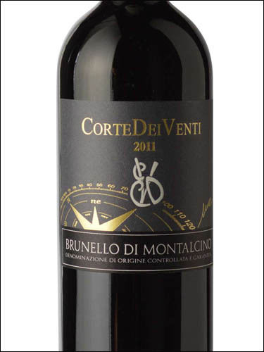 фото Corte dei Venti Brunello di Montalcino DOCG Корте дей Венти Брунелло ди Монтальчино Италия вино красное