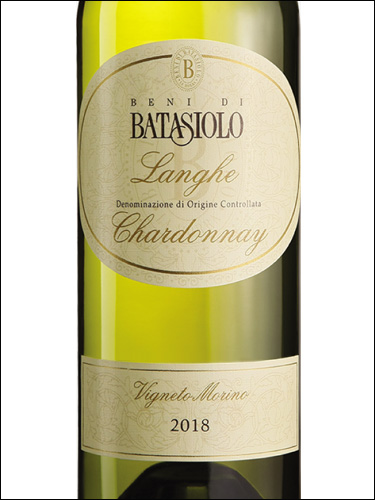 фото Batasiolo Vigneto Morino Langhe Chardonnay DOC Батазиоло Виньето Морино Ланге Шардоне Италия вино белое