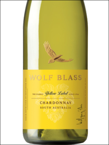 фото Wolf Blass Yellow Label Chardonnay South Australia Вольф Бласс Йеллоу Лейбл Шардоне Южная Австралия Австралия вино белое