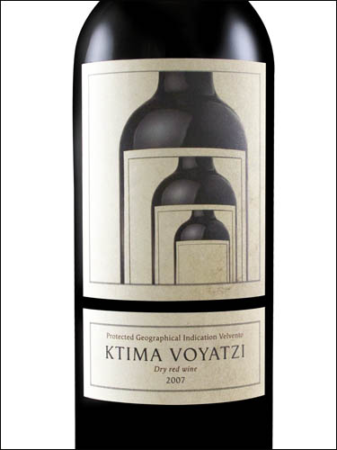 фото Ktima Voyatzi Red Velventos PGI Ктима Войаци Ред Велведос Греция вино красное