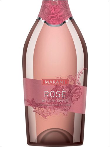 фото Marani Sparkling Rose Medium Sweet Марани Игристое Розе полусладкое Грузия вино розовое