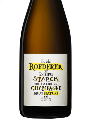 фото Champagne Louis Roederer Brut Nature Шампанское Луи Родерер Брют Натюр Франция вино белое