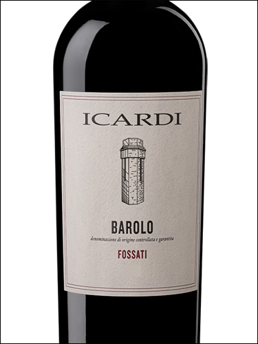 фото Icardi Barolo Fossati DOCG Икарди Бароло Фоссати Италия вино красное