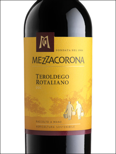 фото Mezzacorona Teroldego Rotaliano DOC Меццакорона Терольдего Роталиано Италия вино красное