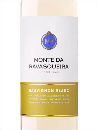 фото Monte da Ravasqueira Sauvignon Blanc Vinho Regional Alentejano Монте да Равашкейра Совиньон Блан ВР Алентежану Португалия вино белое