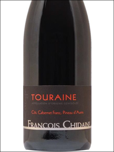 фото Francois Chidaine Touraine Rouge AOC Франсуа Шиден Турень Руж Франция вино красное