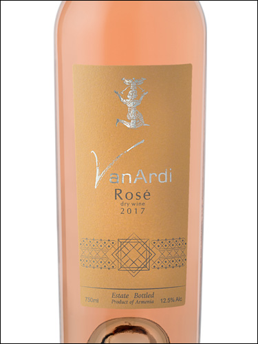 фото Van Ardi Rose Ван Арди розовое сухое Армения вино розовое