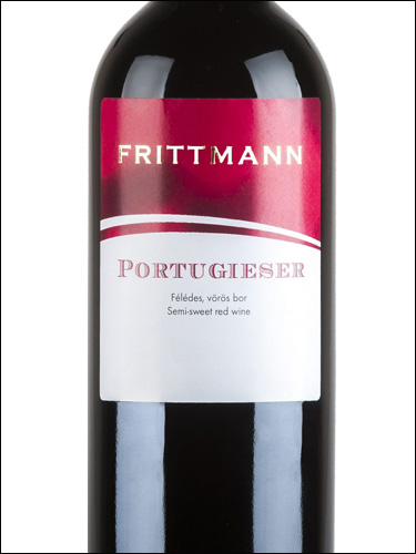 фото Frittmann Portugieser Feledes/Semi-sweet Фритманн Португизер Феледеш/Семи-свит Венгрия вино красное