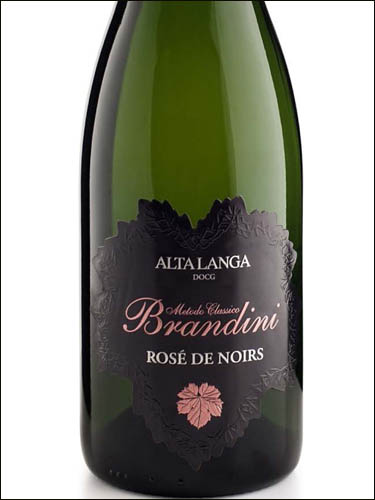 фото Brandini Rose de Noirs Alta Langa DOCG Брандини Розе де Нуар Альта Ланга ДОКГ Италия вино розовое