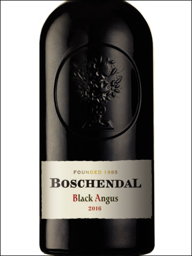 фото Boschendal Heritage Collection Black Angus Бошендаль Эритаж Коллекшн Блэк Ангус ЮАР вино красное