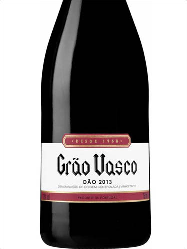 фото Grao Vasco Tinto Dao DOC Гран Вашку Тинту Дан Португалия вино красное