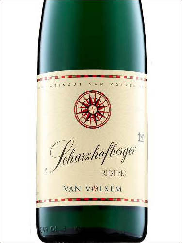фото Van Volxem Scharzhofberger GG Riesling  Ван Вольксем Шарцхофбергер ГГ Рислинг Германия вино белое