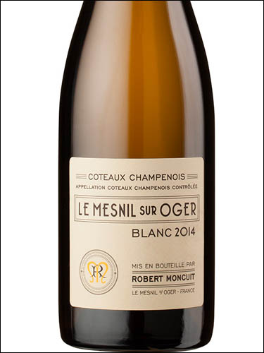фото Robert Moncuit Les Mesnil sur Oger Coteaux Champenois Blanc AOC Робер Монкюи Ле Мениль сюр Ожэ Кото Шампенуа Франция вино белое