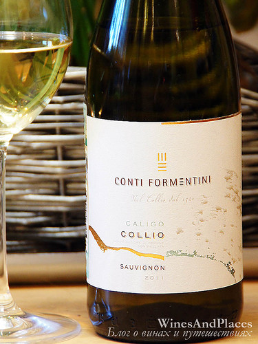 фото Conti Formentini Caligo Sauvignon Collio DOC Конти Форментини Кальо Совиньон Коллио ДОК Италия вино белое