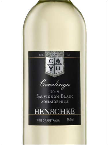 фото Henschke Coralinga Sauvignon Blanc Adelaide Hills Хеншке Коралинга Совиньон Блан Аделаида Хиллз Австралия вино белое