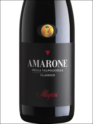 фото Allegrini Amarone della Valpolicella Classico DOCG Аллегрини Амароне делла Вальполичелла Классико Италия вино красное