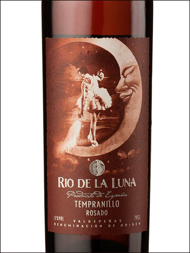 фото вино Rio de la Luna Tempranillo Rosado Valdepenas DO 