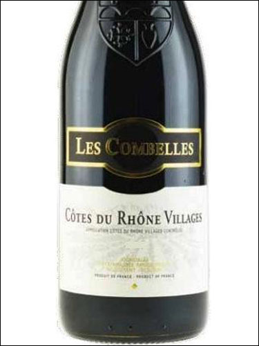 фото Les Combelles Cotes du Rhone Villages AOC Ле Комбель Кот дю Рон Вилляж Франция вино красное