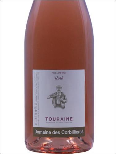 фото Domaine des Corbillieres Touraine Rose AOC Домен де Корбильер Турень Розе Франция вино розовое