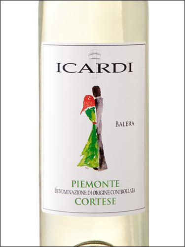 фото Icardi Balera Cortese Piemonte DOC Икарди Балера Кортезе Пьемонт Италия вино белое