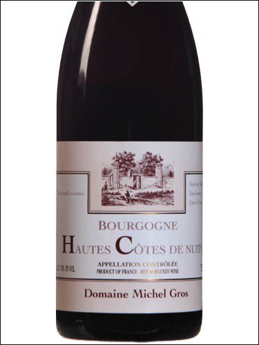 фото Domaine Michel Gros Bourgogne Hautes Cotes de Nuits Rouge AOC Домен Мишель Гро Бургонь От Кот де Нюи Руж Франция вино красное