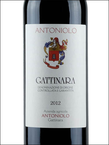 фото Antoniolo Gattinara DOCG Антониоло Гаттинара ДОКГ Италия вино красное