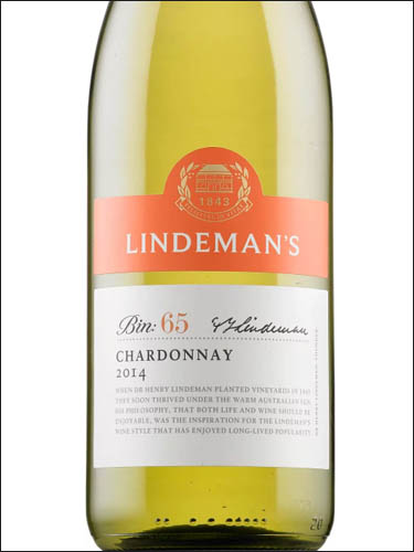 фото Lindeman's Bin 65 Chardonnay Линдеманс Бин 65 Шардоне Хантер Вэлли Австралия вино белое