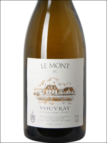фото Domaine Huet Le Mont Sec Vouvray AOC Домен Уэ Ле Мон Сек Вувре Франция вино белое