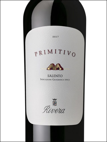фото Rivera Primitivo Salento IGT Ривера Примитиво Саленто Италия вино красное