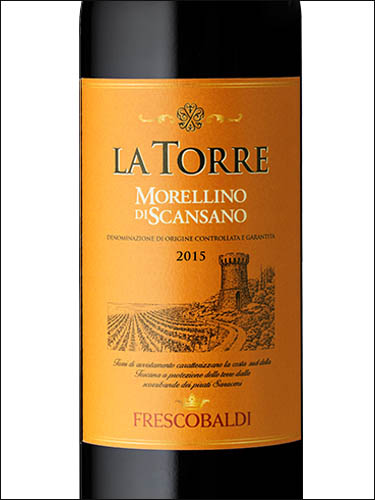 фото Frescobaldi la Torre Morellino di Scansano DOCG Фрескобальди ла Торре Мореллино ди Скансано ДОК Италия вино красное