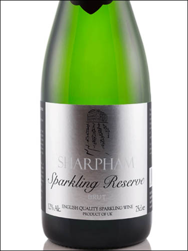 фото Sharpham Sparkling Reserve Extra Brut Шарпхэм Спарклинг Резерв Экстра Брют Великобритания вино белое