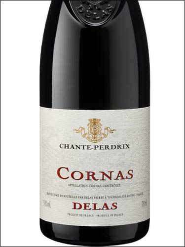 фото Delas Chante Perdrix Cornas AOC Делас Шант Пердри Корна Франция вино красное