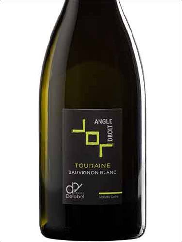 фото Domaine Delobel Angle Droit Touraine Sauvignon AOC Домен Делобель Англь Друа Турень Совиньон Франция вино белое