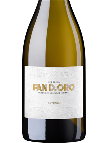 фото вино Arzuaga Fan D'Oro Chardonnay Fermentado en Barrica 