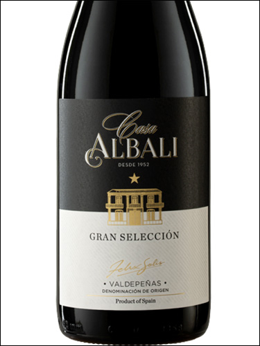 фото вино Casa Albali Gran Seleccion Valdepenas DO 
