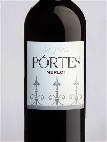 фото Skouras Portes Merlot Peloponnese PGI Скурас Портес Мерло Пелопоннес Греция вино красное