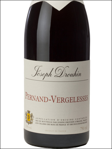 фото Joseph Drouhin Pernand-Vergelesses Rouge AOC Жозеф Друэн Пернан-Вержелес Руж Франция вино красное