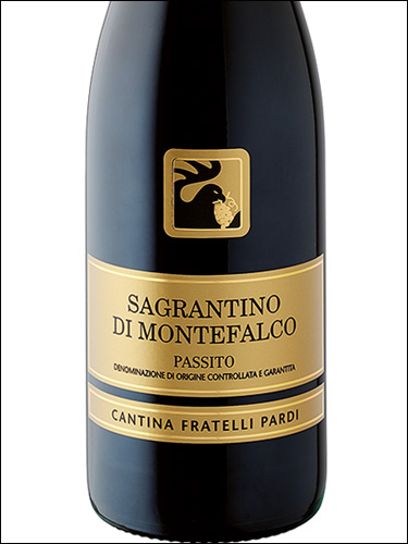 фото Cantina Fratelli Pardi Montefalco Sagrantino Passito DOCG Кантина Фрателли Парди Монтефалько Сагрантино Пассито Италия вино красное