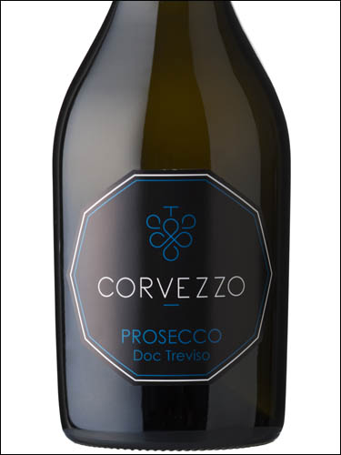 фото Corvezzo Extra Dry Spumante Prosecco Treviso DOC Корвеццо Экстра Драй Спуманте Просекко Тревизо ДОК Италия вино белое