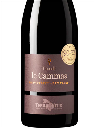 фото Lieu-dit le Cammas Cabardes AOC Лье-ди ле Каммас Кабарде Франция вино красное