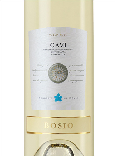 фото Bosio Gavi DOCG Босио Гави Италия вино белое