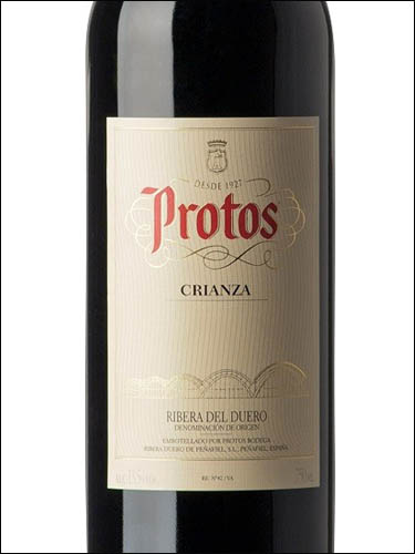 фото вино Protos Crianza Ribera del Duero DO 