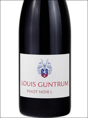 фото Louis Guntrum Pinot Noir Rheinhessen QbA Луис Гунтрум Пино Нуар Рейнхессен Германия вино красное